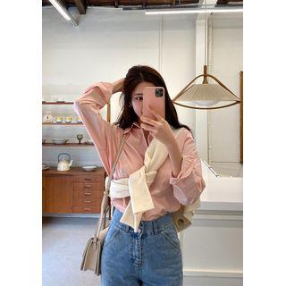 Pastel Basic Cotton Shirt