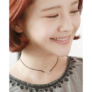 Hoop-pendant String Choker
