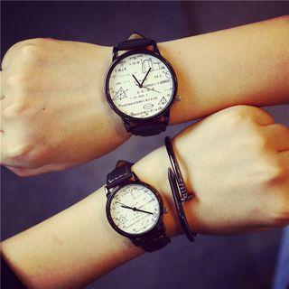 Formula Print Strap Watch