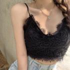 Fringed Lace Camisole Top