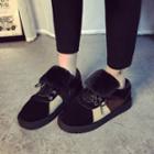 Lace-up Fleece-lined Shoes