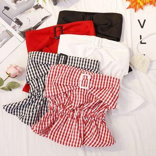 Buckle Accent Tube Top