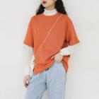 Turtleneck Long-sleeve Mesh Top / Short-sleeve T-shirt