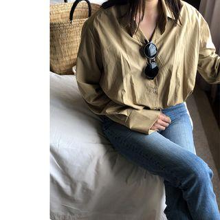 Drawstring-waist Shirt