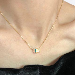 Cube Bead Necklace