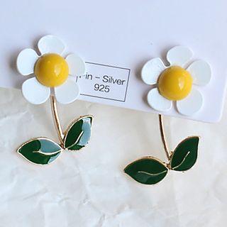 Floral Swing Earring Sunflower - One Size