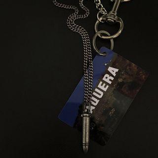 Bullet Necklace Silver Gray - One Size