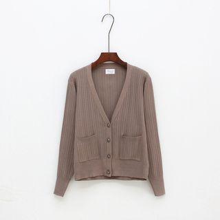 Set: Plain Cardigan + Harem Pants