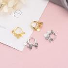 925 Sterling Silver Disc Hoop Earring