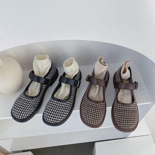 Plaid Mary Jane Shoes
