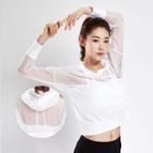 Hooded Mesh Sport T-shirt