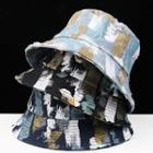 Distressed Print Bucket Hat