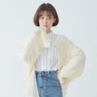 Open Front Cardigan 22 - Almond - One Size