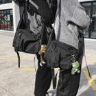 Plain Zip Crossbody Bag / Bag Charm