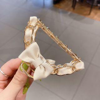 Bow Alloy Hair Clamp