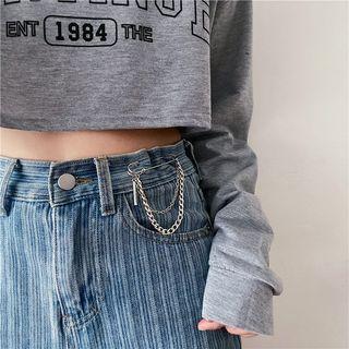 Set Of 1 / 2: Chained Jeans Waist Adjuster