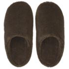 Micro Fiber Insole Cushion Slippers (m) (brown) 1 Pair