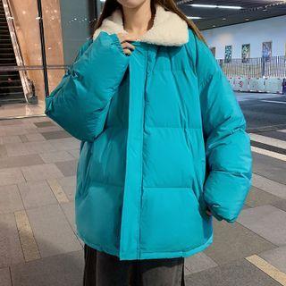 Couple Matching Fleece Collared Padded Coat