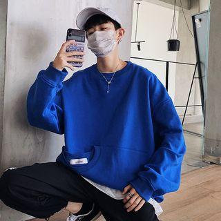Long-sleeve Over-sized Plain Hoodie