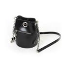 Metallic Bucket Bag With Strap