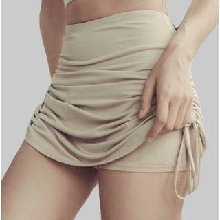 Mock Two-piece Sports Skort