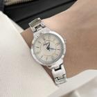 Round Dial Alloy Strap Watch