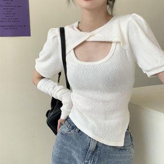 Cutout Irregular T-shirt