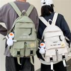 Lettering Backpack / Duck Bag Charm / Set