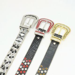 Glass Diamond Belt
