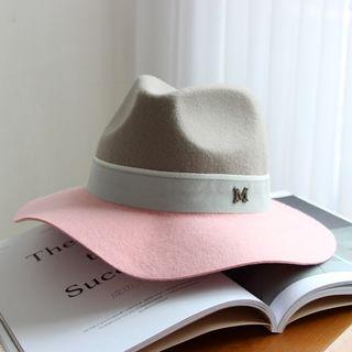 Color Block Bowler Hat