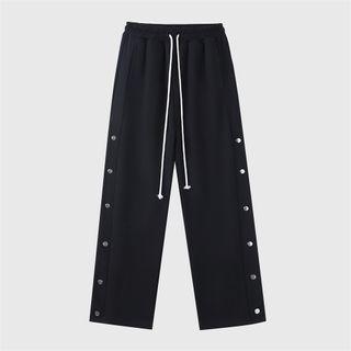 Button-side Loose Fit Sweatpants