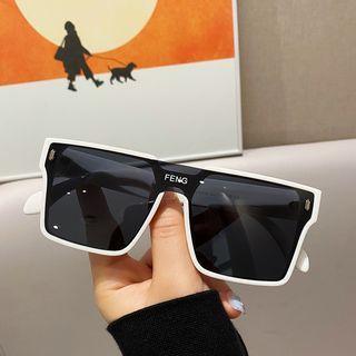 Lettering Retro Sunglasses