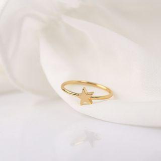 Copper Star Ring Gold - One Size