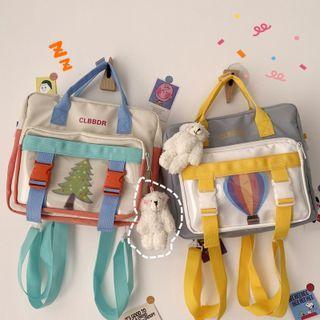 Pvc Pocket Crossbody Bag / Charm / Set