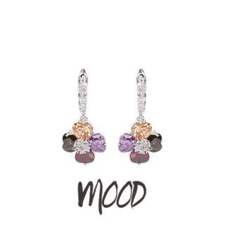 Flower Patterned Drop Earrings