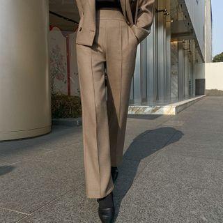 Winter Suit Straight-cut Pants