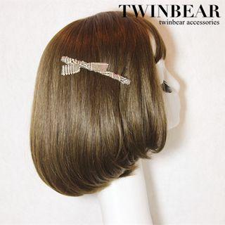 Houndstooth Bow Hair Clip