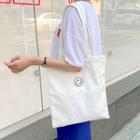 Smiley-printed Canvas Shopper Bag