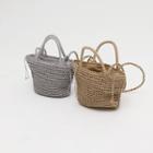 Drawcord Rattan Tote With Strap