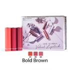 Beautymaker - Intense Long Wear Velvet Lipstick Set (bold Brown ) 30ml