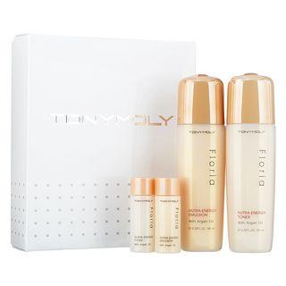 Tony Moly - Floria Nutra Energy Set : Toner 180ml + 20ml + Emulsion 160ml + 20ml