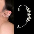 Freshwater Pearl Ear Cuff 1 Pc - Silver - One Size
