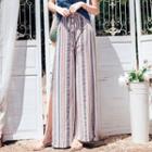 Print Loose-fit Pants