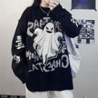 Ghost Print Sweater