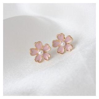 Cherry-blossoms Pearl Earrings