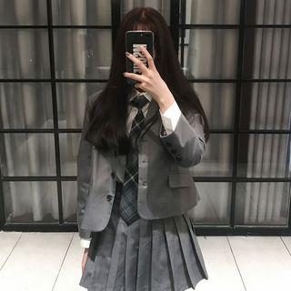 Long-sleeve Shirt / Tie / Set