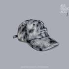 Tie Dye Embroidered Lettering Baseball Cap As Shown In Figure - One Size