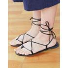 Ankle-strap Strappy Flat Sandals