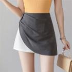 Color Block Skorts