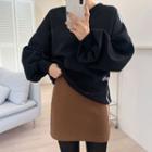 H-line Mini Skirt For Winter